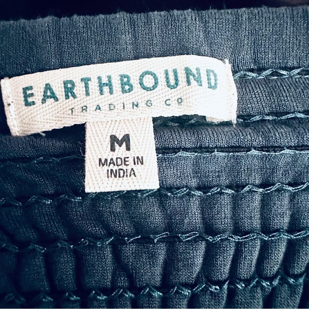 EARTHBOUND Navy A-Line Mini Skirt Elastic Waist Size Medium